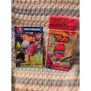Trolls Reading & Sketch Book Lot